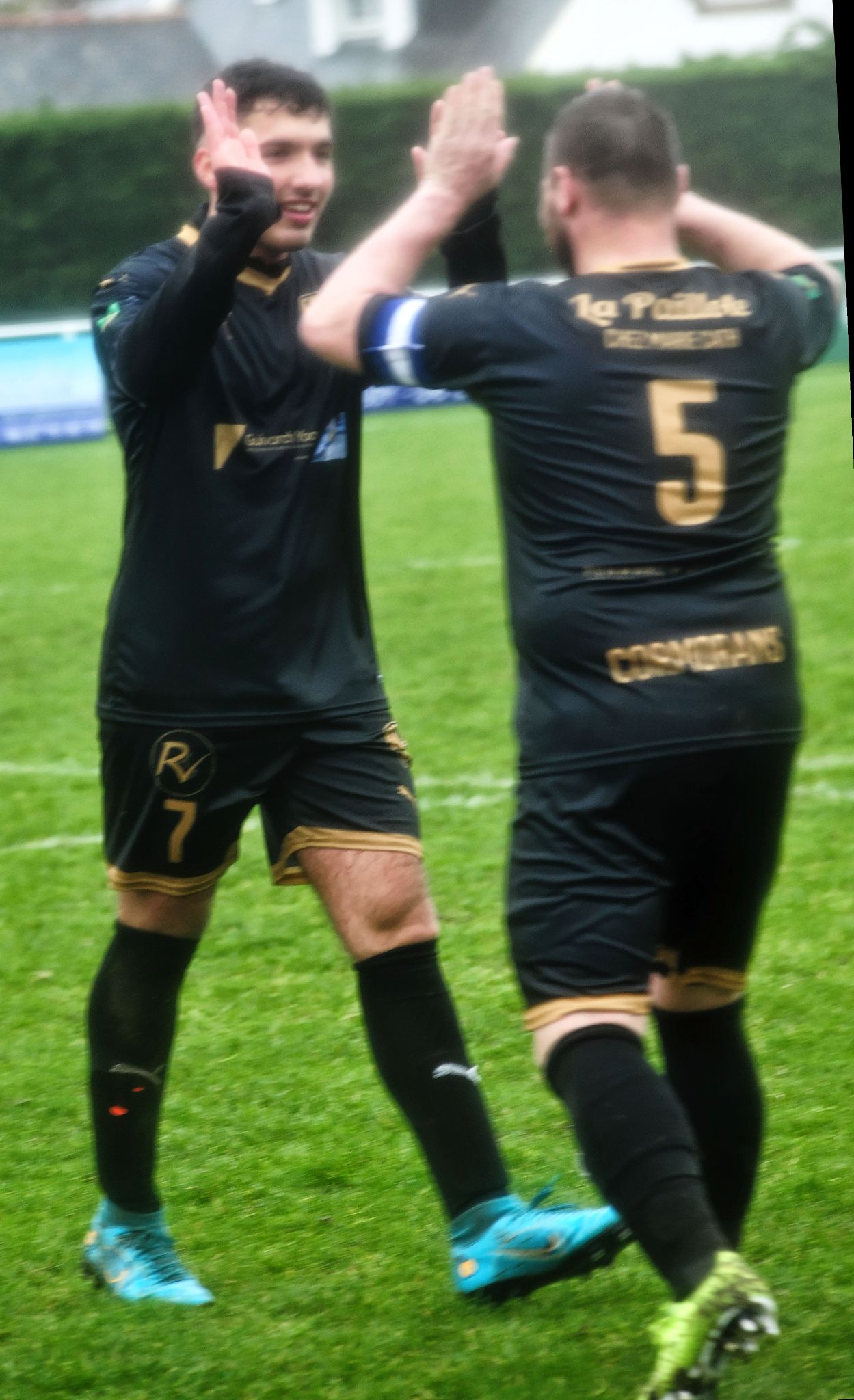 Flavian félicité par Mick