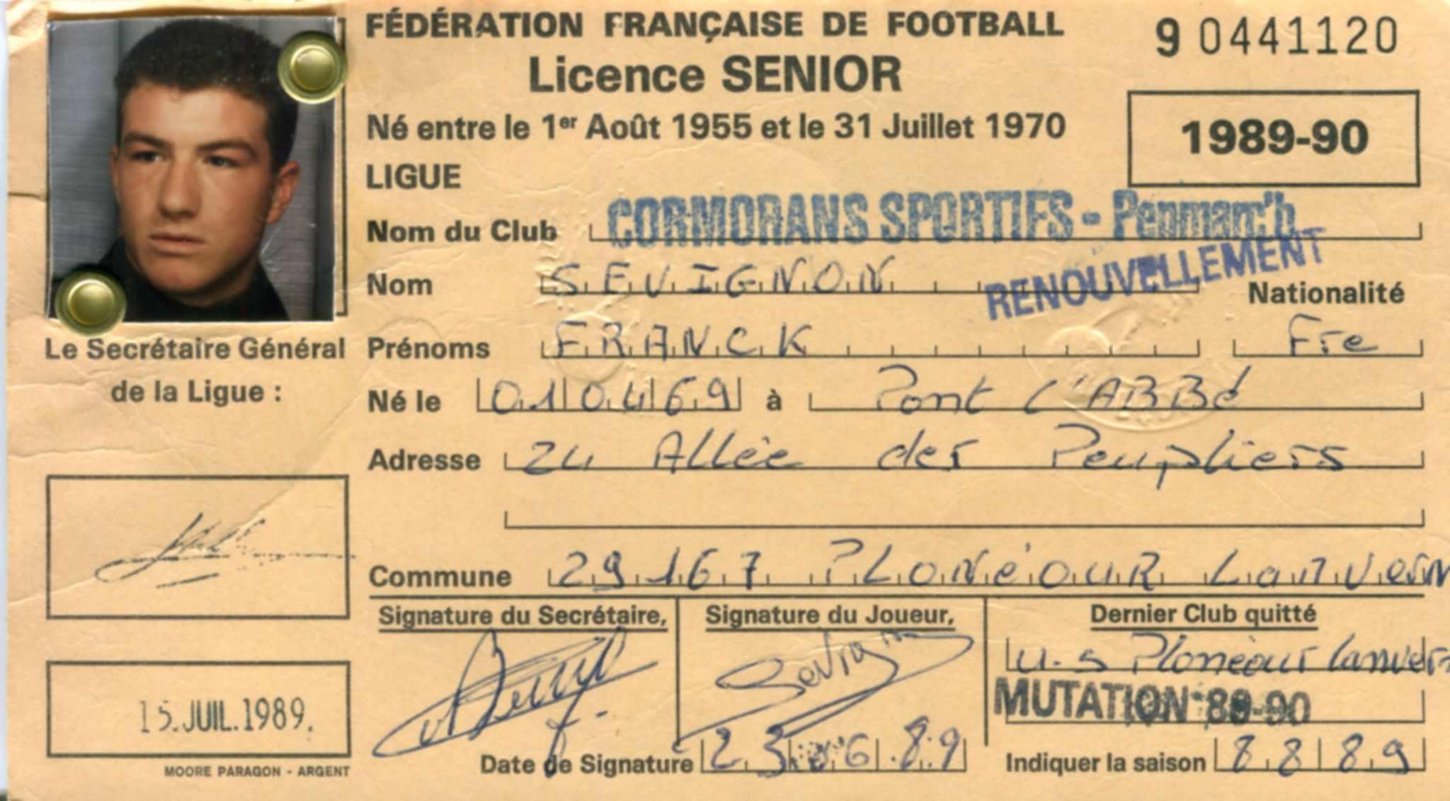 Franck SEVIGNON