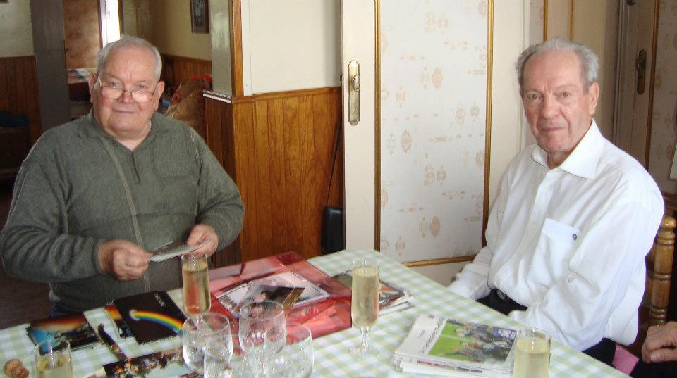 Mai 2012 à Guingamp, Marcel et René Delacroix.