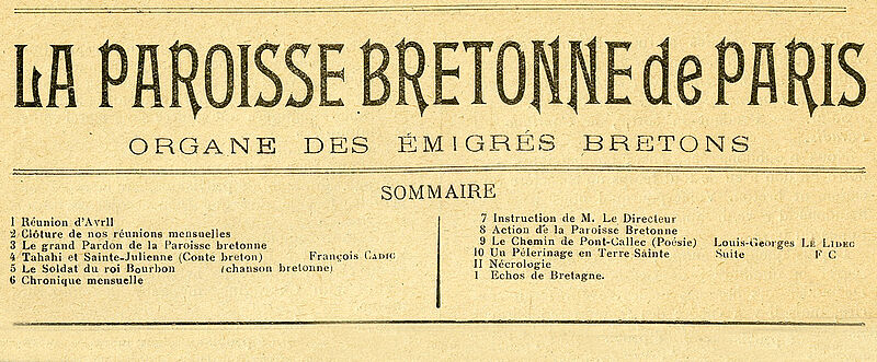 1911 : De Penmarc'h à Montparnasse, l'exil des « Parias » au cœur fier