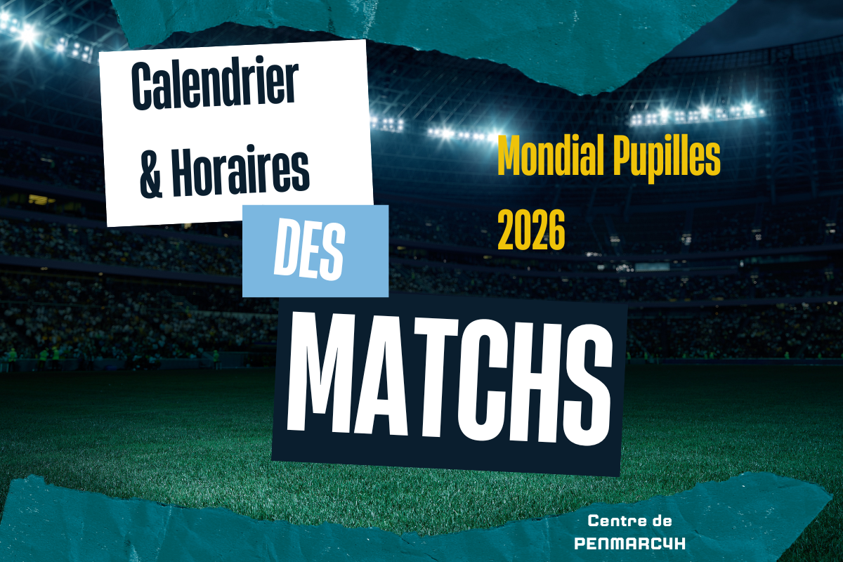 HORAIRES DES MATCHS